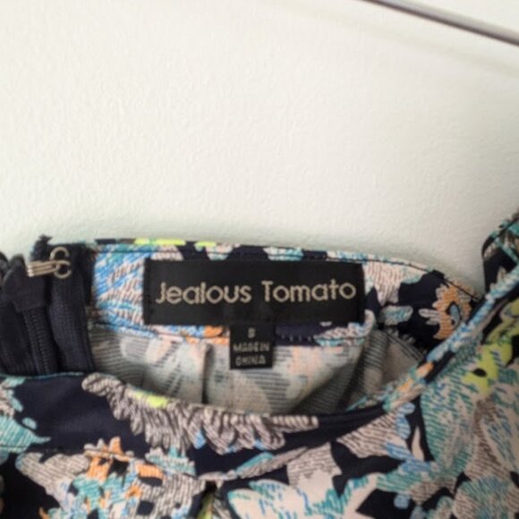 Floral Flared Skirt Small S - Picture 2 of 4